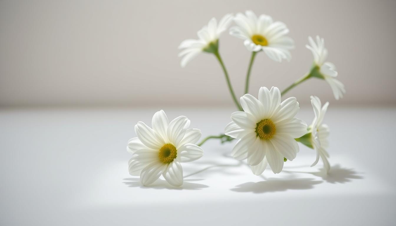 White Daisy Silk Flowers Mini