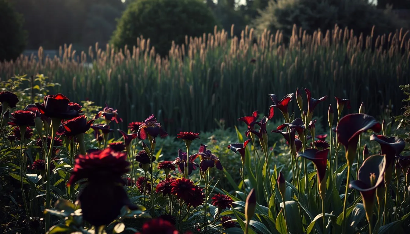 Black Flowers