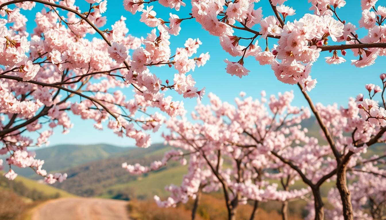 Tree with Pink Flowers